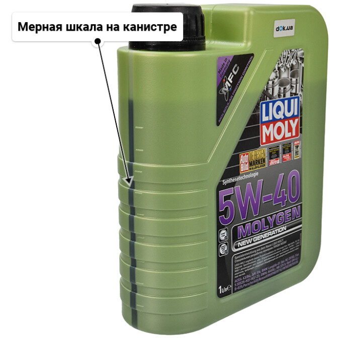 Моторное масло Liqui Moly Molygen New Generation 5W-40 1 л