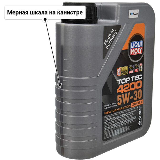 Моторное масло Liqui Moly Top Tec 4200 5W-30 для Daihatsu YRV 1 л