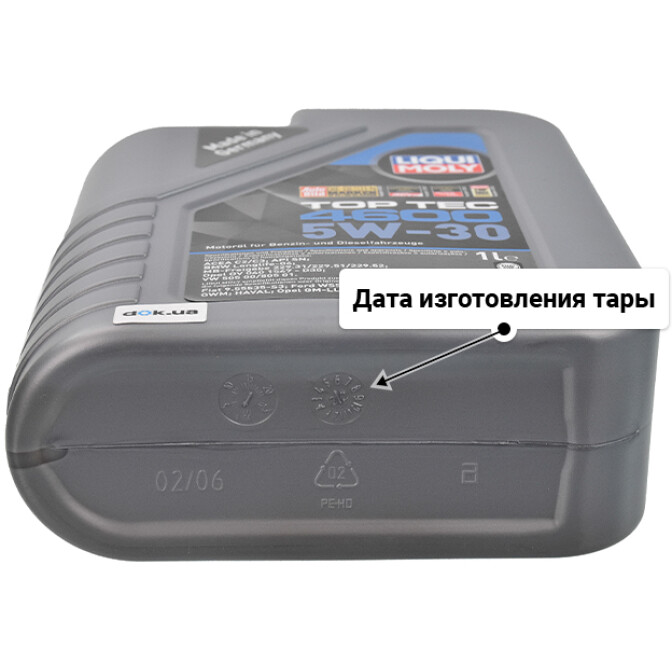 Моторное масло Liqui Moly Top Tec 4600 5W-30 для Hyundai i30 1 л