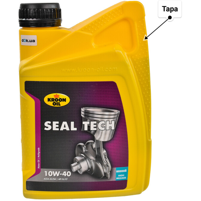 Kroon Oil Seal Tech 10W-40 моторное масло 1 л