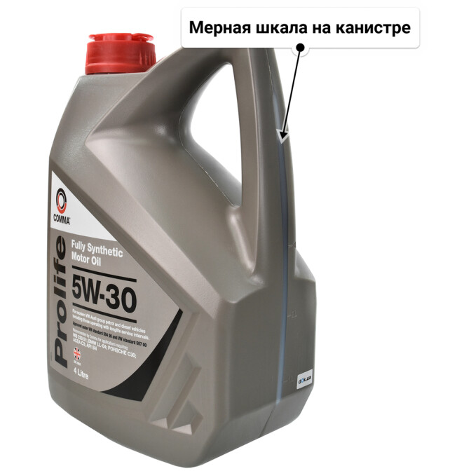 Моторное масло Comma Prolife 5W-30 4 л