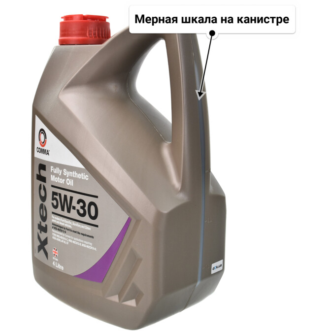 Comma Xtech 5W-30 (4 л) моторное масло 4 л