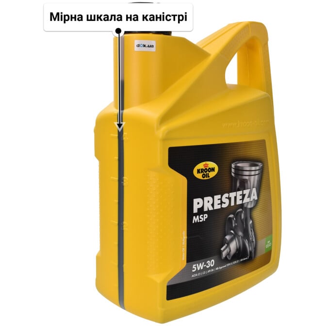 Моторна олива Kroon Oil Presteza MSP 5W-30 для Suzuki Ignis 5 л