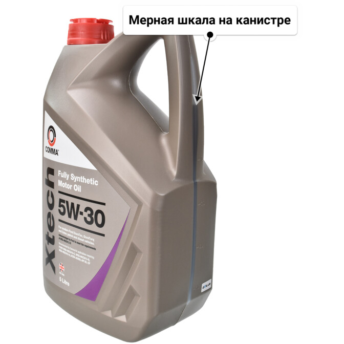 Comma Xtech 5W-30 (5 л) моторное масло 5 л