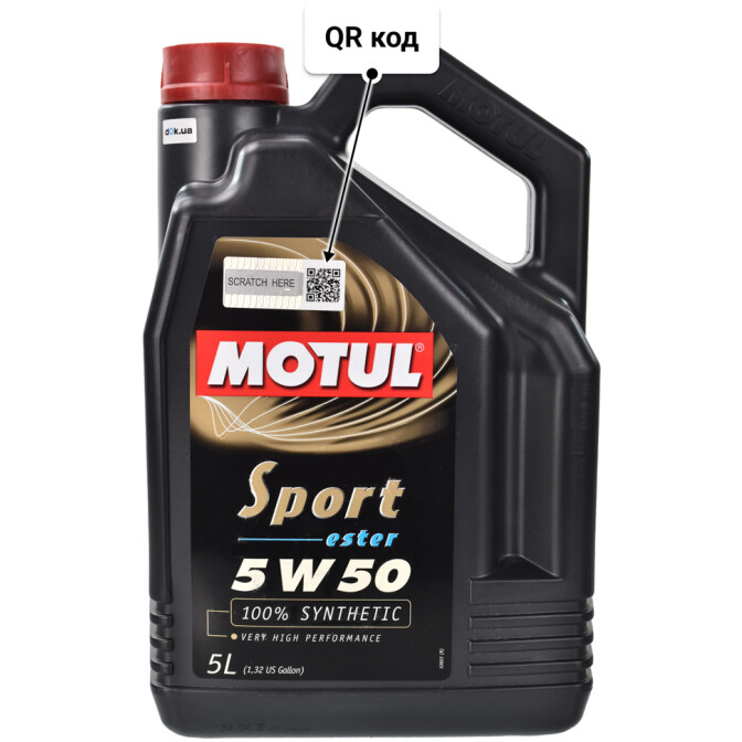 Моторное масло Motul Sport 5W-50 5 л