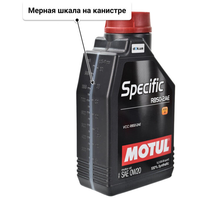 Моторное масло Motul Specific RBS0-2AE 0W-20 1 л