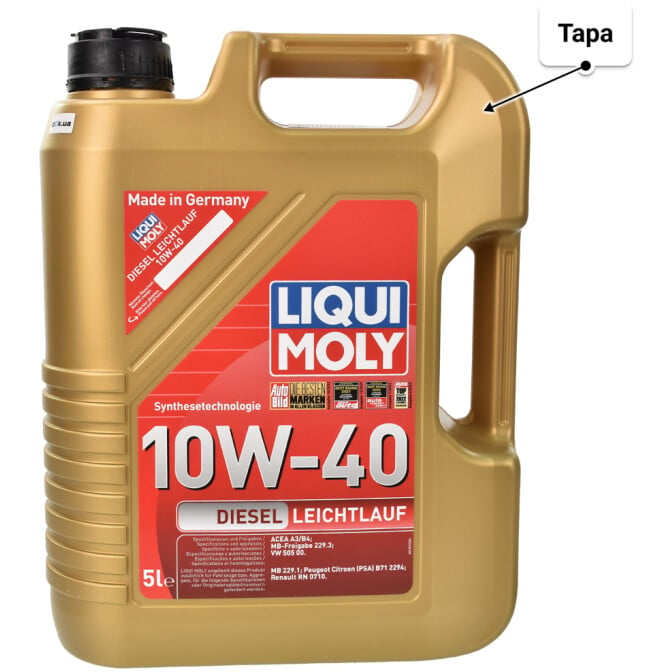 Liqui Moly Diesel Leichtlauf 10W-40 (5 л) моторное масло 5 л