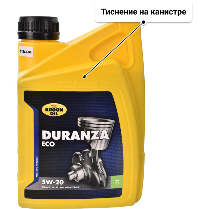 Моторное масло Kroon Oil Duranza ECO 5W-20 1 л