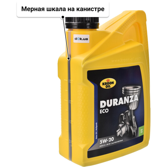 Kroon Oil Duranza ECO 5W-20 моторное масло 1 л