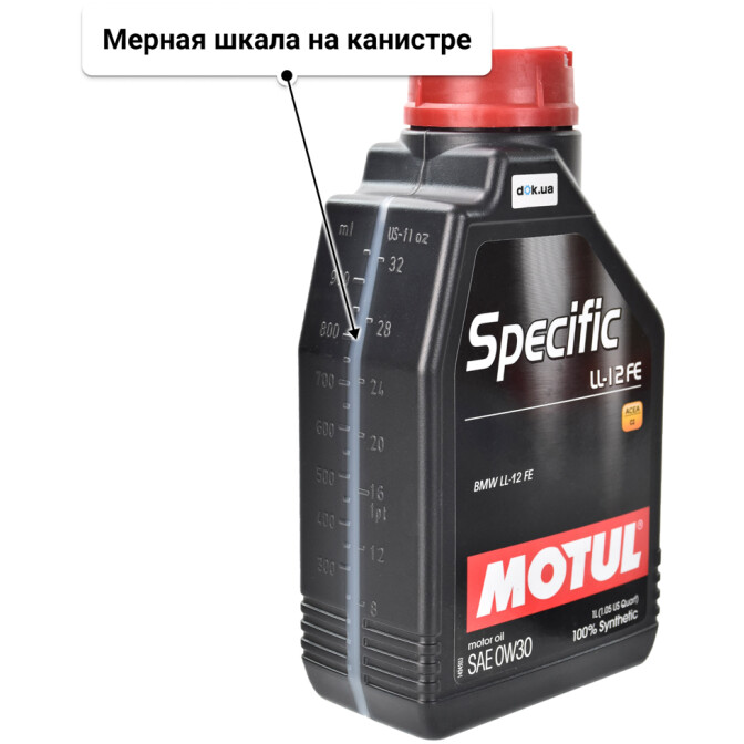 Моторное масло Motul Specific LL-12 Fe 0W-30 1 л