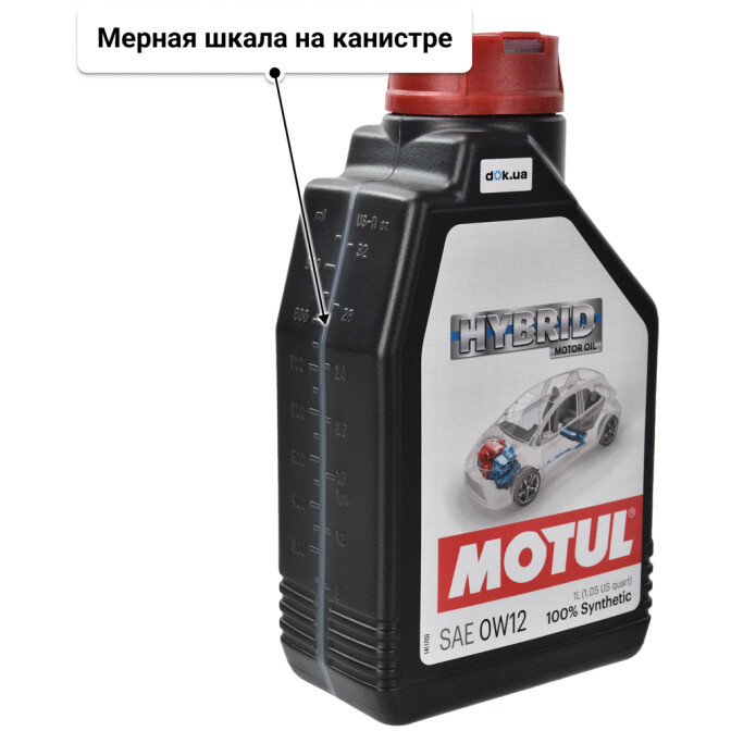 Моторное масло Motul Hybrid 0W-12 1 л