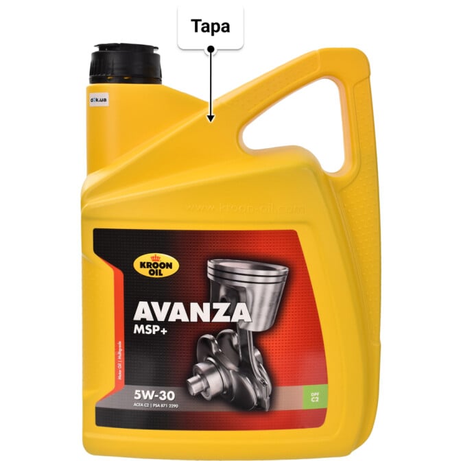 Моторное масло Kroon Oil Avanza MSP+ 5W-30 5 л