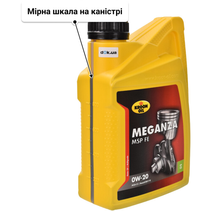 Моторна олива Kroon Oil Meganza MSP FE 0W-20 1 л