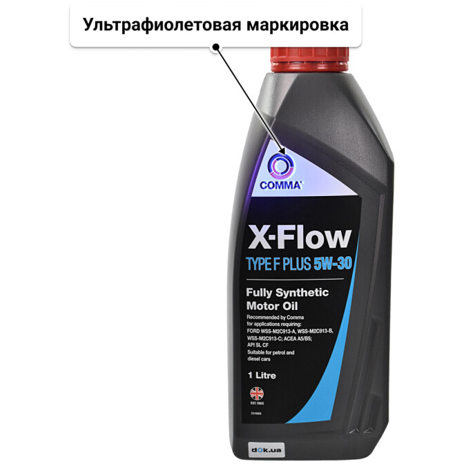 Моторное масло Comma X-Flow Type F PLUS 5W-30 1 л
