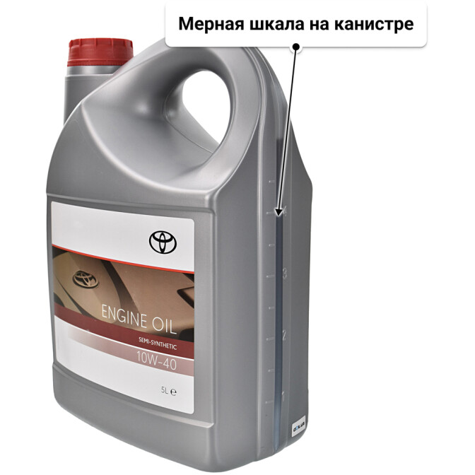 Toyota Semi-Synthetic 10W-40 моторное масло 5 л