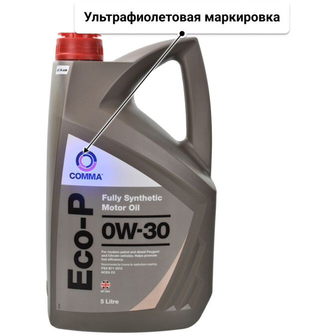 Моторное масло Comma Eco-P 0W-30 5 л