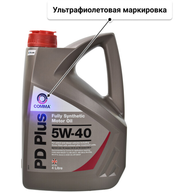Моторное масло Comma PD Plus 5W-40 4 л