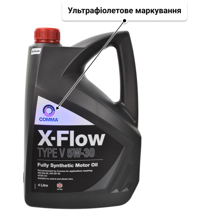 Моторна олива Comma X-Flow Type V 5W-30 4 л