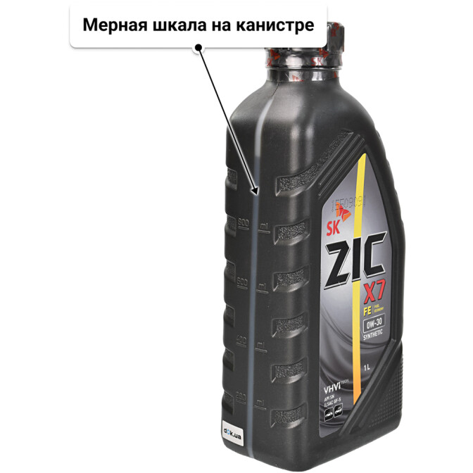 Моторное масло ZIC X7 FE 0W-30 1 л