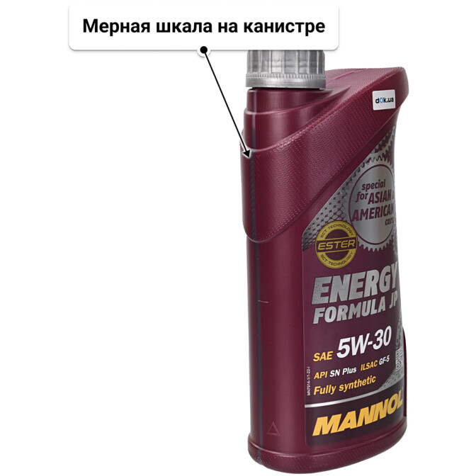 Моторное масло Mannol Energy Formula JP 5W-30 1 л