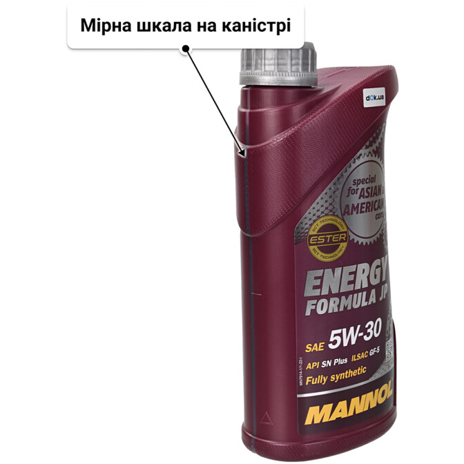 Моторна олива Mannol Energy Formula JP 5W-30 1 л