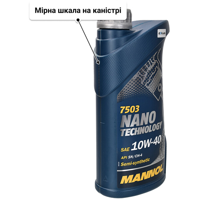 Моторна олива Mannol Nano Technology 10W-40 1 л
