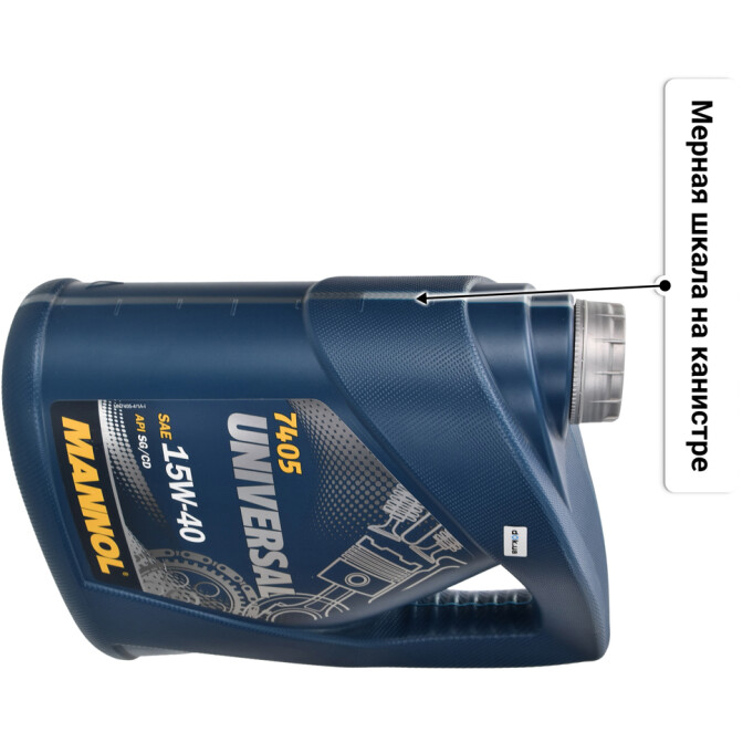Моторное масло Mannol Universal 15W-40 4 л