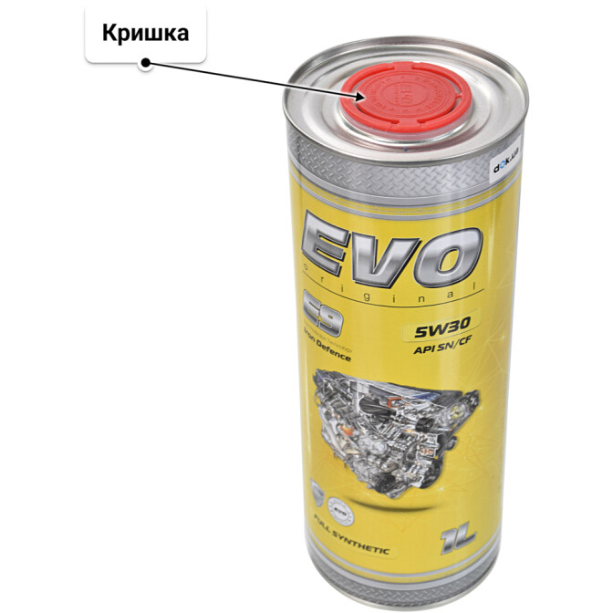 Моторна олива EVO E9 5W-30 для Toyota Camry 1 л