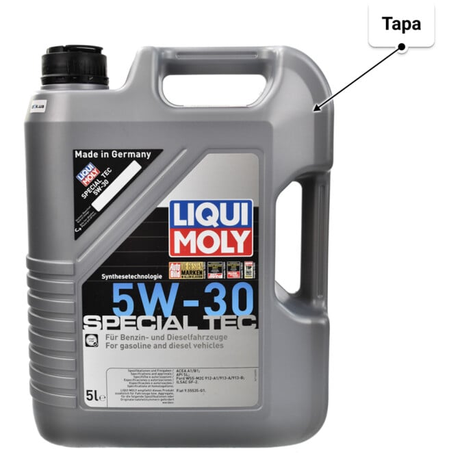 Моторное масло Liqui Moly Special Tec 5W-30 5 л