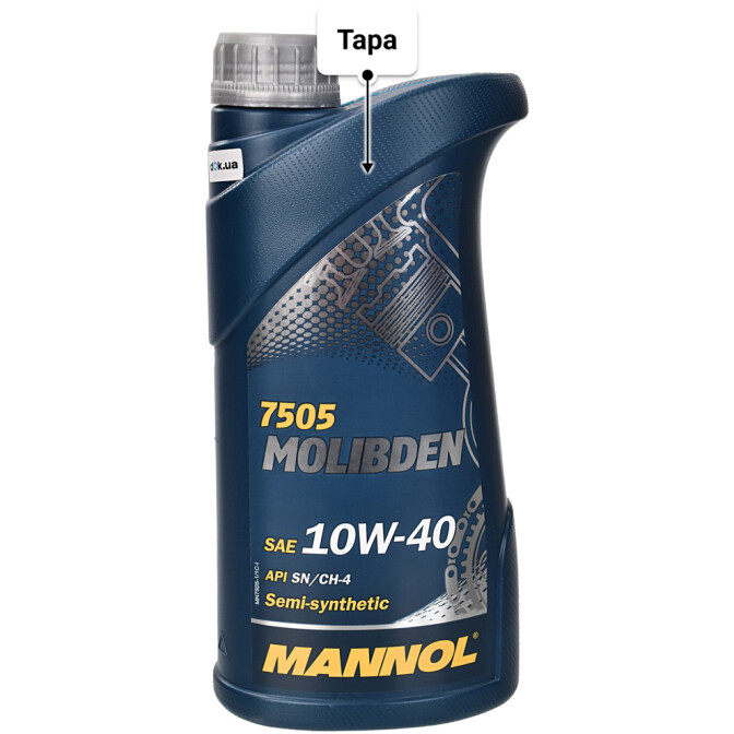 Mannol Molibden 10W-40 моторное масло 1 л