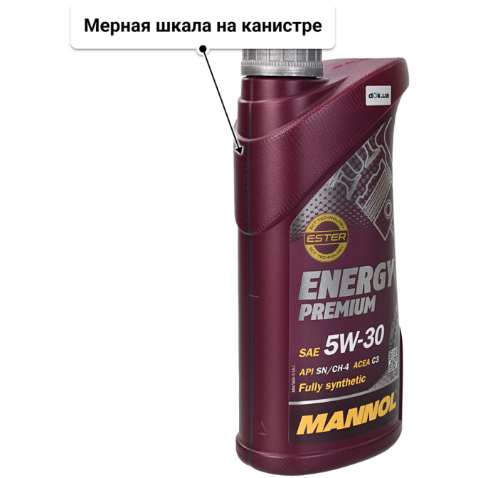 Моторное масло Mannol Energy Premium 5W-30 1 л