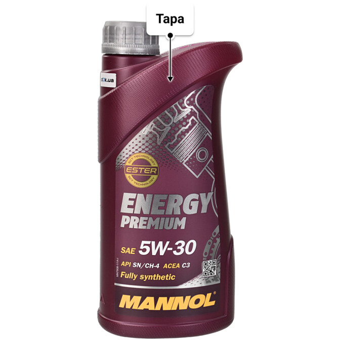 Моторное масло Mannol Energy Premium 5W-30 1 л