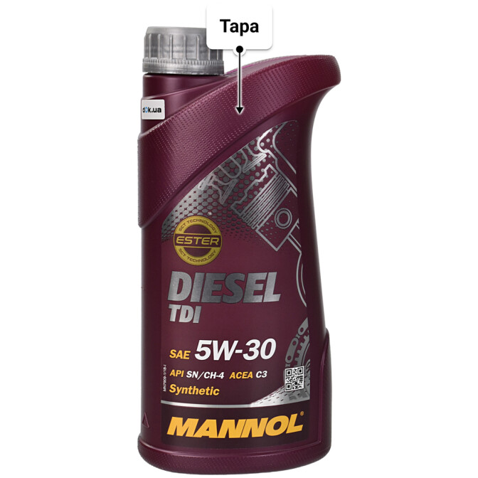 Моторное масло Mannol Diesel TDI 5W-30 1 л