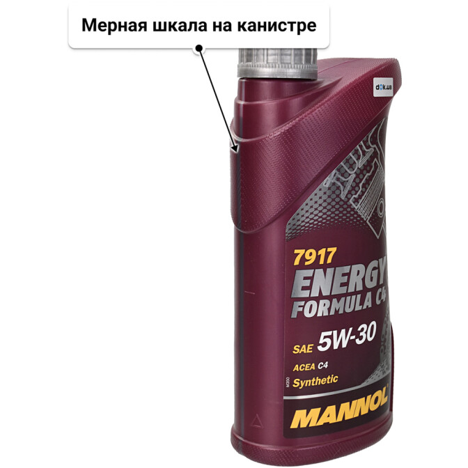 Моторное масло Mannol Energy Formula C4 5W-30 1 л