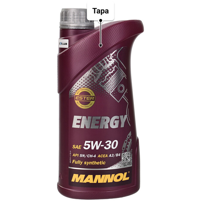 Mannol Energy 5W-30 моторное масло 1 л