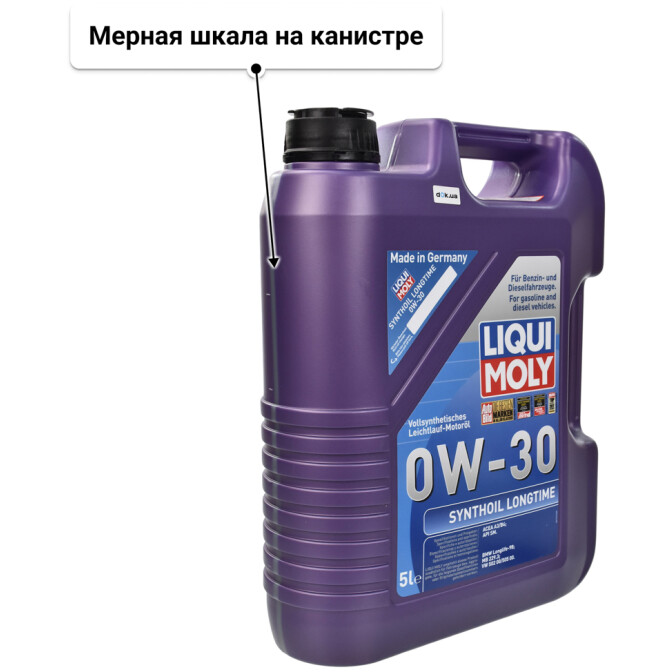 Моторное масло Liqui Moly Synthoil Longtime 0W-30 5 л