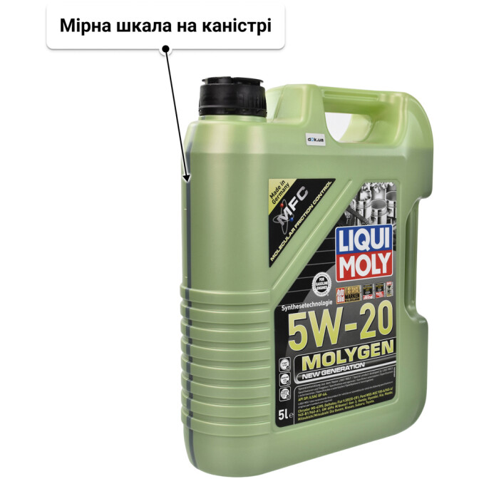 Моторна олива Liqui Moly Molygen New Generation 5W-20 5 л