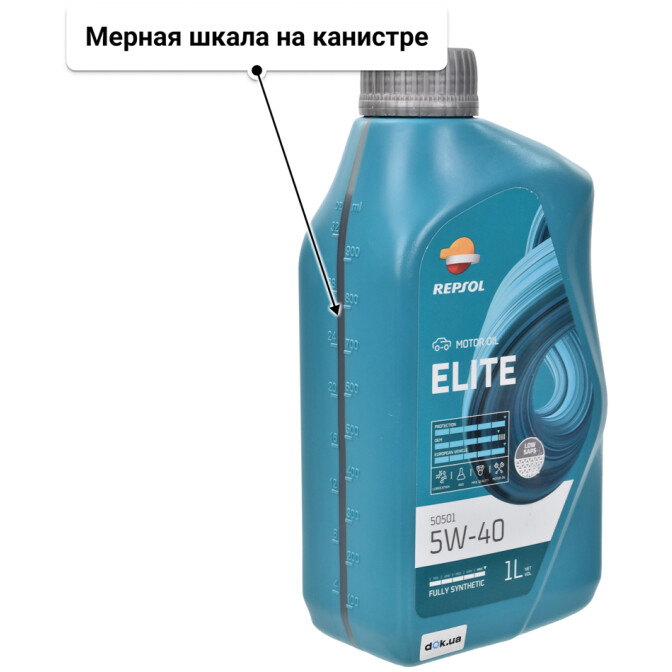 Моторное масло Repsol Elite 50501 5W-40 1 л
