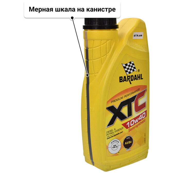 Bardahl XTC 10W-40 моторное масло 1 л