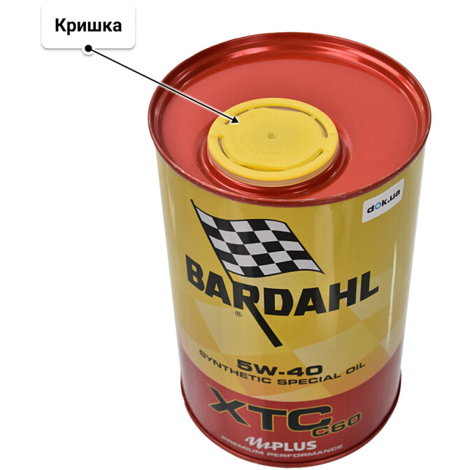 Bardahl XTC C60 5W-40 моторна олива 1 л