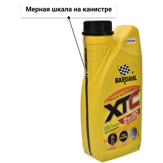 Bardahl XTC 5W-30 моторное масло 1 л