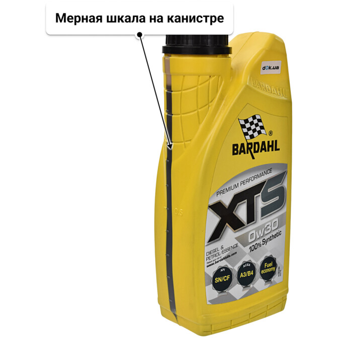 Моторное масло Bardahl XTS 0W-30 1 л
