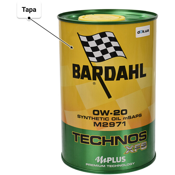 Моторное масло Bardahl Technos XFS M2971 0W-20 1 л