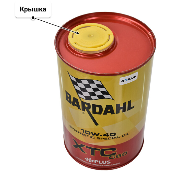 Моторное масло Bardahl XTC C60 10W-40 1 л