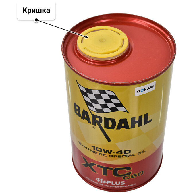 Bardahl XTC C60 10W-40 моторна олива 1 л