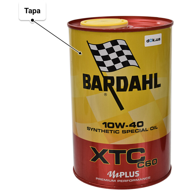 Bardahl XTC C60 10W-40 моторна олива 1 л