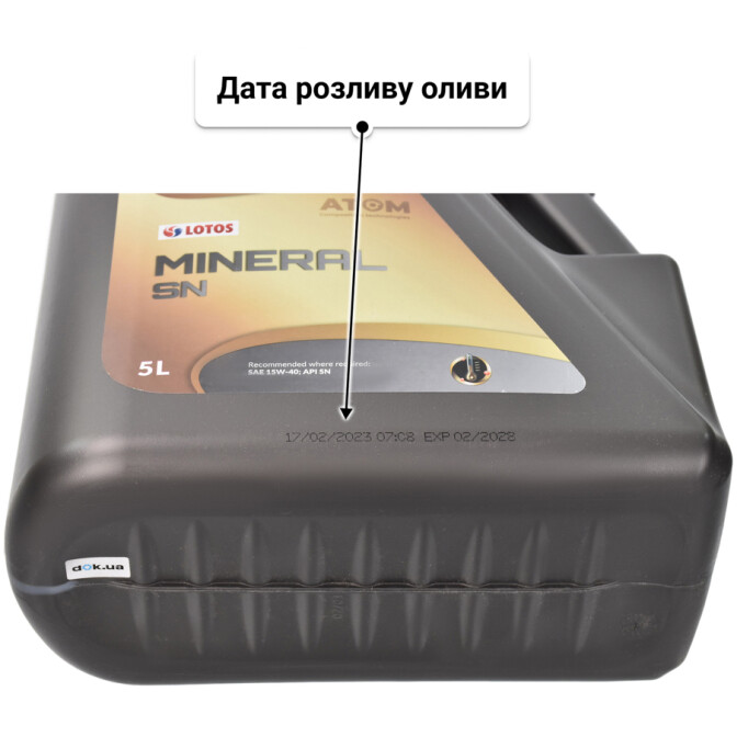 Моторна олива LOTOS Mineral 15W-40 5 л