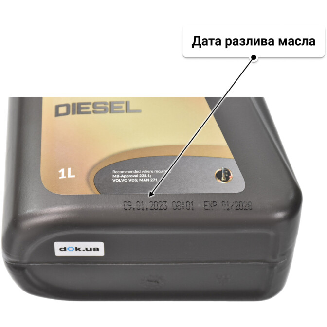 LOTOS Diesel 15W-40 моторное масло 1 л