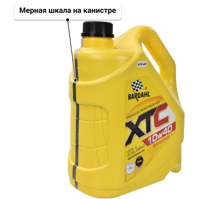 Моторное масло Bardahl XTC 10W-40 4 л