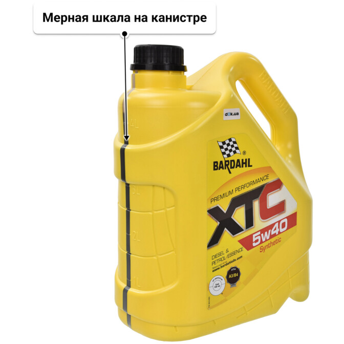 Моторное масло Bardahl XTC 5W-40 4 л